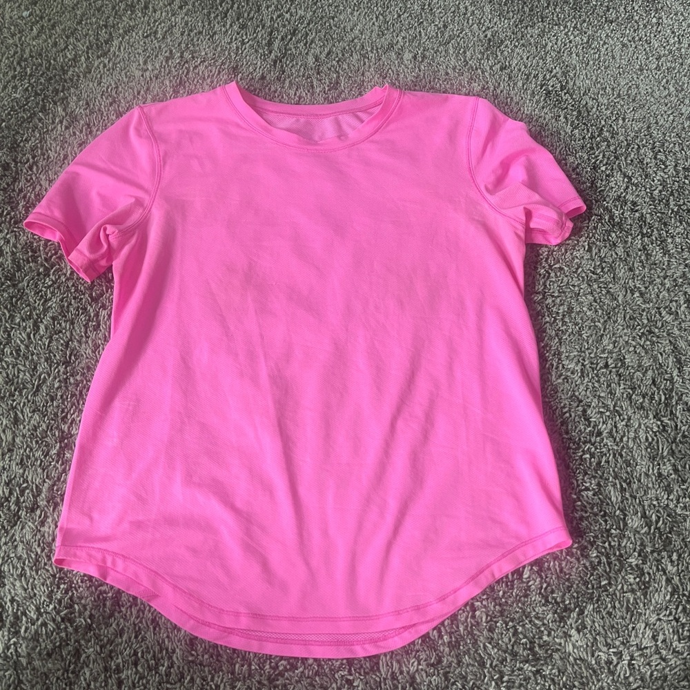 Lululemon Athletica Pink Short Sleeve Tee